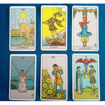 Tarot De Ae Waite Standard Blue Edition In Spanish kortos AGM